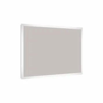 Allibert badkamerspiegel Kold met verlichting rechthoek 100 x 80 cm RVS