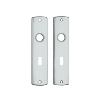 AXA langschild binnendeur aluminium kruk/sleutel 55 mm