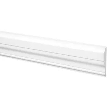 Sierlijst grenen wit gelakt 20x80mm 270cm