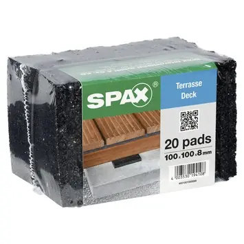 Spax isolatiepads terras 8 mm 20 stuks