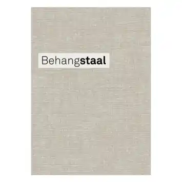 Behangstaal vliesbehang Melle taupe (dessin 118155)