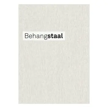 Behangstaal vliesbehang structuur wit (dessin 31-861)