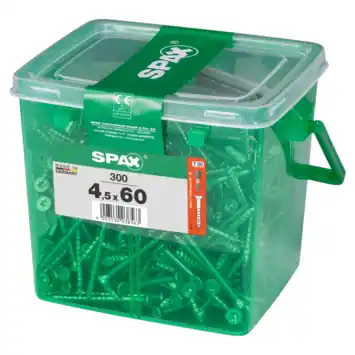 Spax universele schroef 4,5 x 60 mm wirox 300 stuks