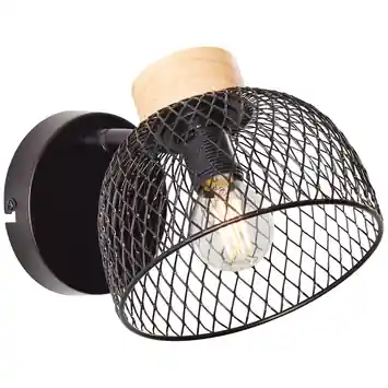 Brilliant wandspot Thuy bamboe/zwart