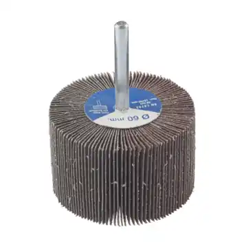 Irwin lamellenschuurwiel voor (accu)boormachine. Ø60 mm. Lengte 40 mm. Korrel 80.
