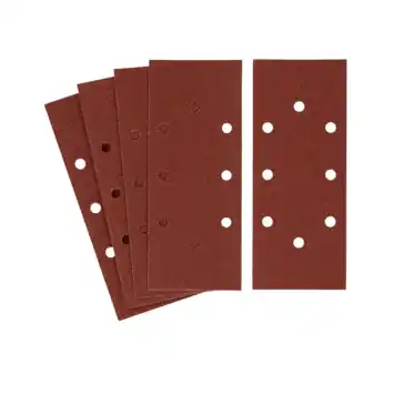 Irwin schuurvel 230 x 93 mm K100 voor klembevestiging, met perforatie voor B+D, 5 stuks.