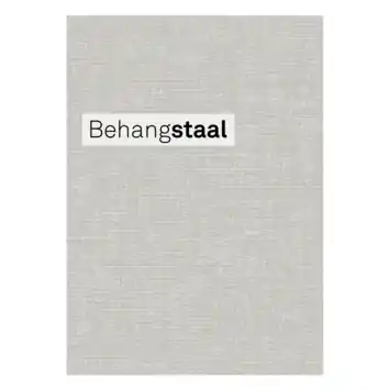 Behangstaal vliesbehang Melle grijs (dessin 105960)