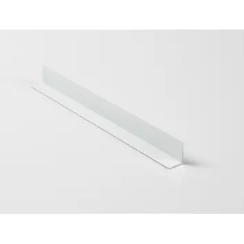 Grosfillex GX Wall aluminium afwerkprofiel wit 260 cm