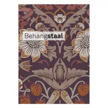 Behangstaal vliesbehang William Morris at Home Strawberry Thief Paars (dessin 124229)