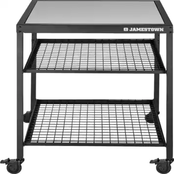 Jamestown barbecue tafel met schappen 77,5 x 76 x 96,5 cm