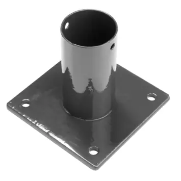 Giardino voet voor ronde paal antraciet 60 mm