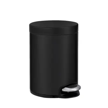 EKO pedaalemmer Serene mat zwart 5 L