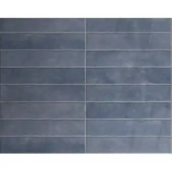 Wandtegel Luna blauw 5 cm x 25 cm keramiek 1,05 m²