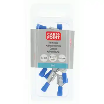Carpoint Vlakstekkerhuls 544 Blauw 8.0x0.8mm 10 Stuks