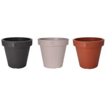 Bloempot E&K diverse kleuren kunststof Ø 40 cm