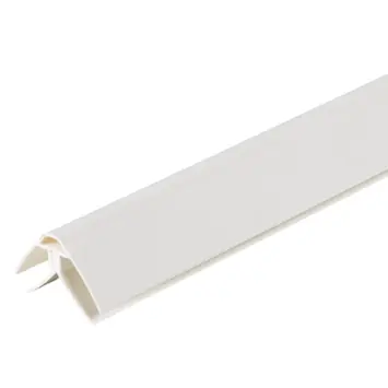 Dumapan XS hoekprofiel wit PVC 260cm