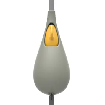Elho regenton Pure Raindrop 70 L gerecycled plastic 45 x 115 cm
