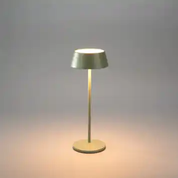 KonstSmide tafellamp Menton 2,9 W oplaadbare LED verlichting groen