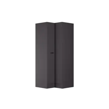 Optifit hoge hoekkast Kiel420 inclusief 2 deuren en 3 planken antraciet 210 x 90 x 57,1 cm