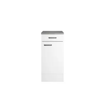Optifit onderkast Bonn214 inclusief 1 deur, werkblad en 1 plank wit 88 x 40 x 60 cm